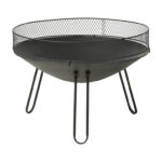 Τζακια Και Εστίες Φωτιάς Βεράντας - Κήπου Fire Bowl 60X60X44Cm Black Fb8200920