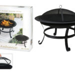 Τζακια Και Εστίες Φωτιάς Βεράντας - Κήπου Fire Dish Diameter 75Cm Black X86000120