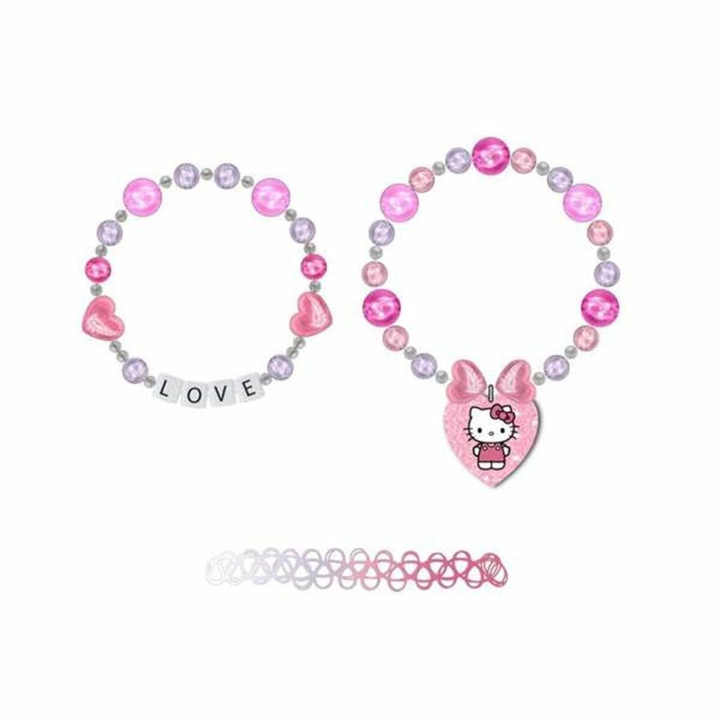 Βραχιόλι Κοριτσάκι Hello Kitty Φούξια 3 Τεμάχια
