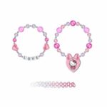 Βραχιόλι Κοριτσάκι Hello Kitty Φούξια 3 Τεμάχια