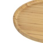 Ξύλινες Επιφάνειες Κοπής Και Σερβιρίσματος Bamboo Wood Plate D19.5 160749