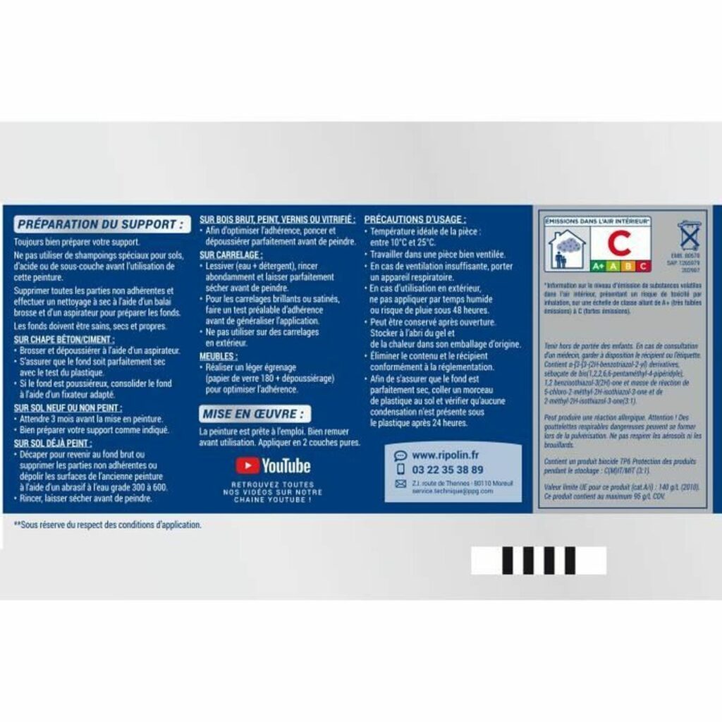 Ζωγραφική Ripolin Λευκό 2,5 L