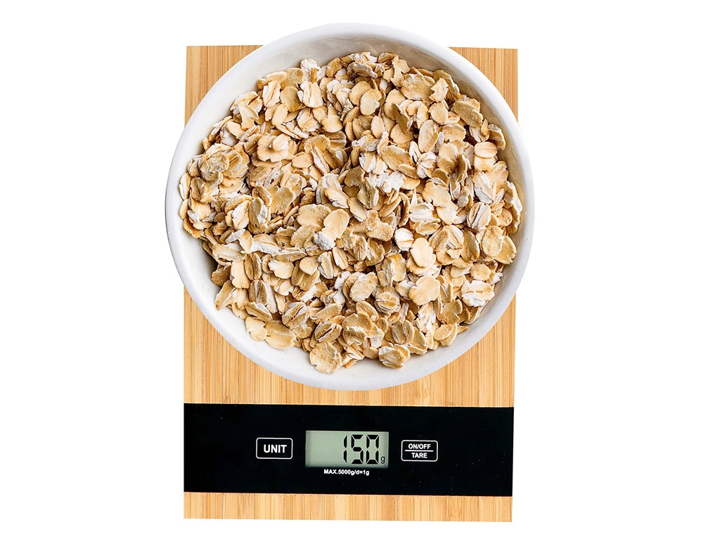 Ζυγαριές Κουζίνας  Kitchen Scale Alpina 5Kg Bamboo 220G Bmb Cb