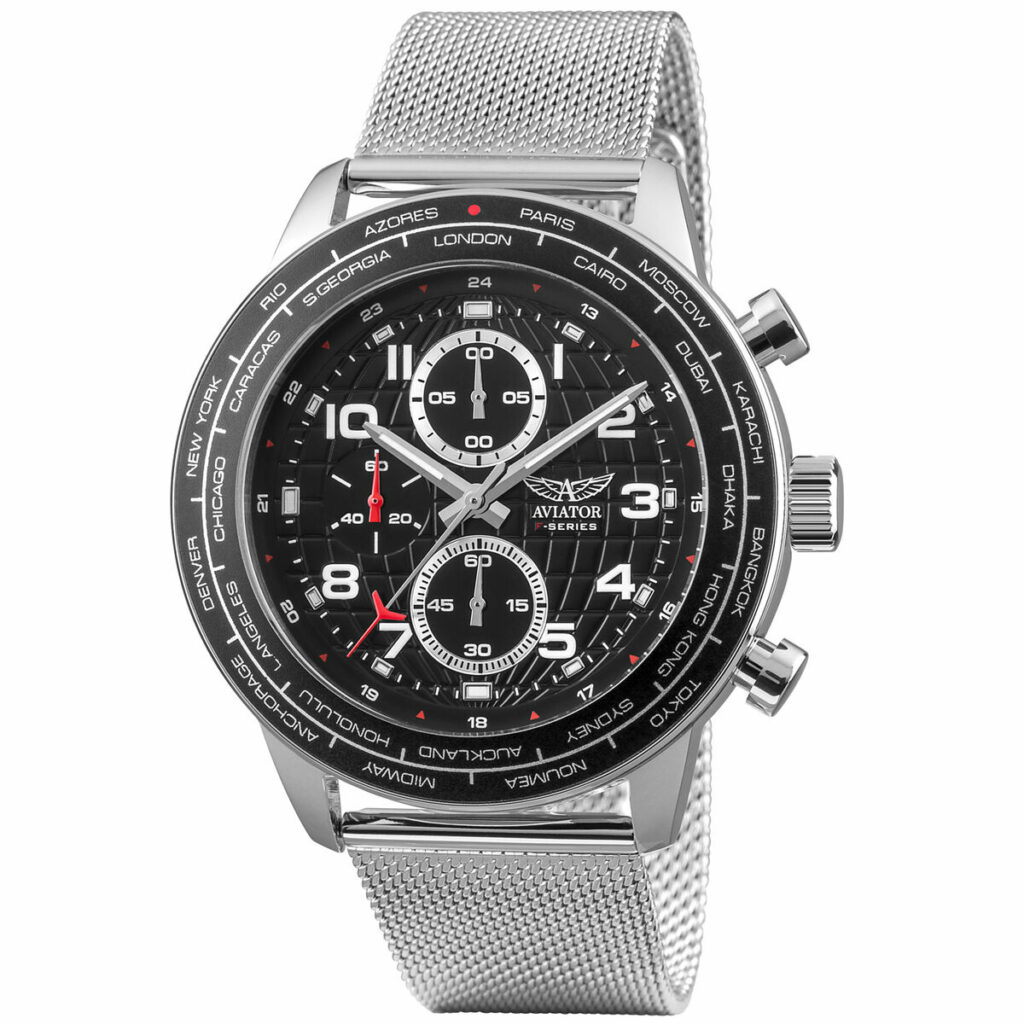 Ανδρικά Ρολόγια Aviator AVW79886G407 (Ø 46 mm)