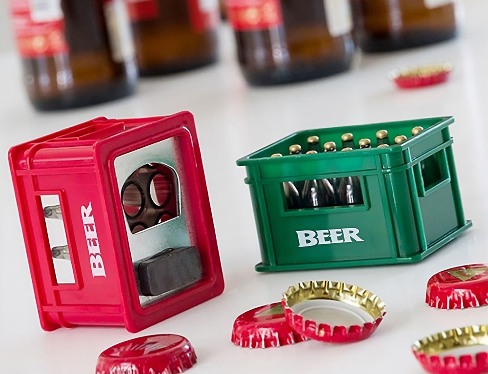 Ανοιχτήρια Χειρός Bottle Opener, Beerbox, Plastic, Iron, Green (1002