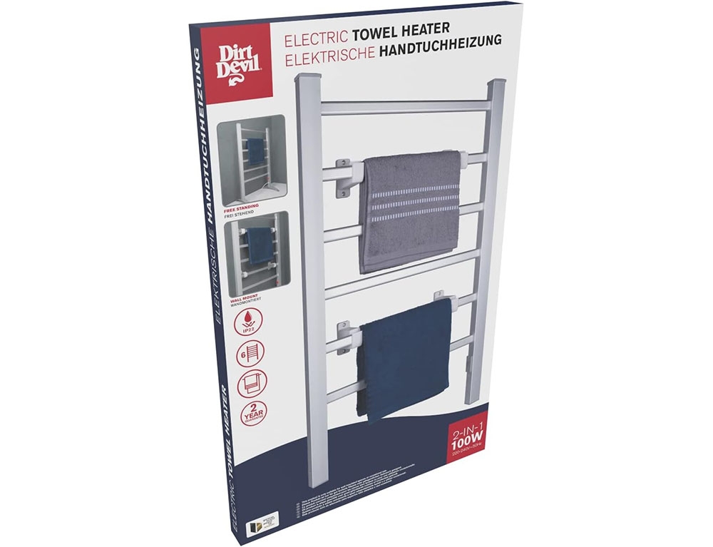 Απλώστρες Drying Rack Towel 230V 6 Bars Dirt Devil 90X53X35,