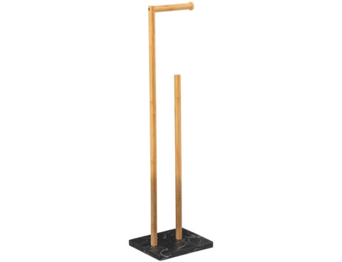 Αξεσουάρ Μπάνιου Black Toilet Paper Holder Lea 200113B