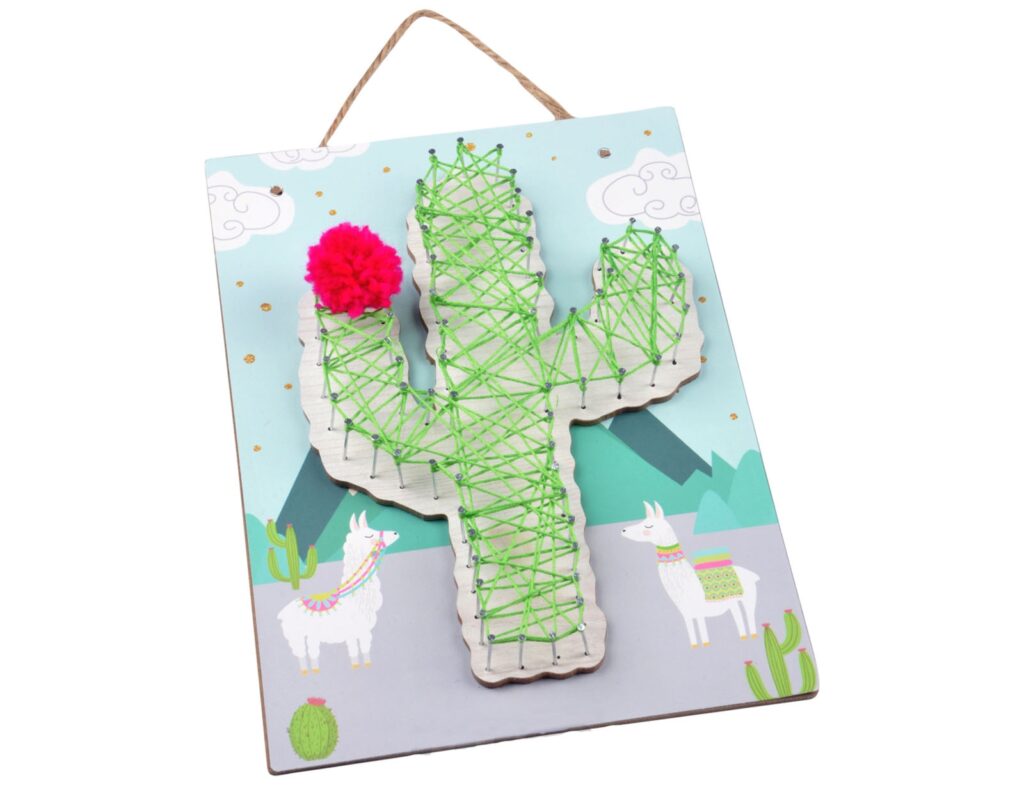Δημιουργική Απασχόληση Kit String Art Cactus 20*H28Cm Womd219