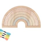 Δημιουργική Απασχόληση Wooden Knit Craft 30*17Cm Rainbow Womd340