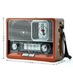 Επαναφορτιζόμενο ραδιόφωνο Retro - ΕK105 - 830128