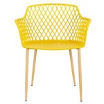 Έπιπλα Κήπου & Βεράντας Malaga Yellow Outdoor Chair Hdo2240B