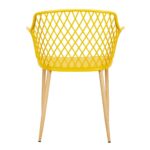 Έπιπλα Κήπου & Βεράντας Malaga Yellow Outdoor Chair Hdo2240B