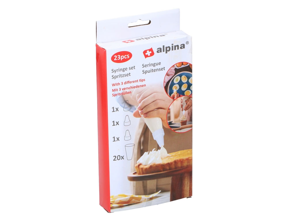 Εργαλεία Κουζίνας Pastry Bag Set 23Pc Alpina 72Gr Pe Cb