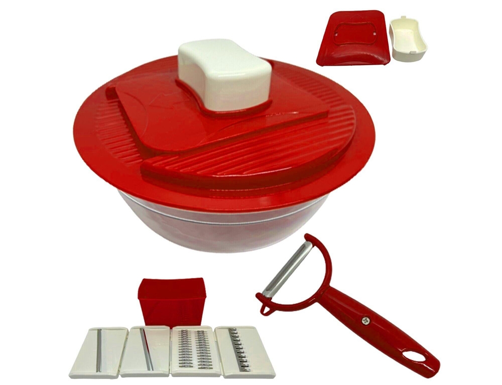 Εργαλεία Μαγειρικής Multi Grater Alpina 7Pcs 19X19X8Cm Ps/Pp/Ss Cb 372