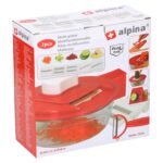 Εργαλεία Μαγειρικής Multi Grater Alpina 7Pcs 19X19X8Cm Ps/Pp/Ss Cb 372