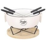 Φοντύ & Ρακλέτες Service A Fondue Chauffe Plat Et Pique X4 M4 Ka459