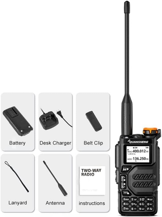 Φορητός πομποδέκτης UHF/VHF - UVK5 - Quansheng - 512153