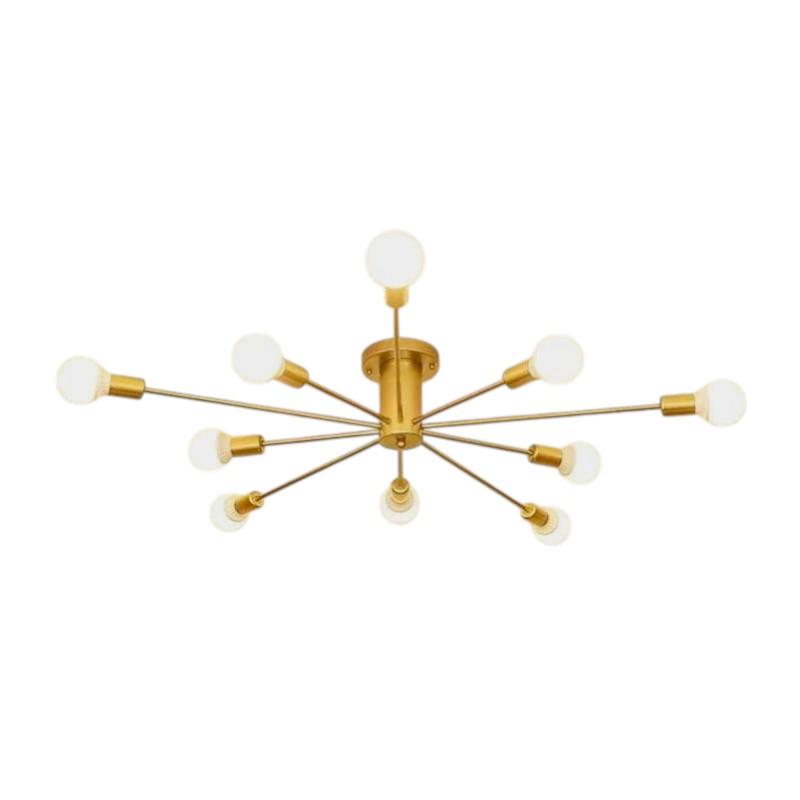 Φωτιστικό οροφής LED - 7021-10 - Gold - 431385