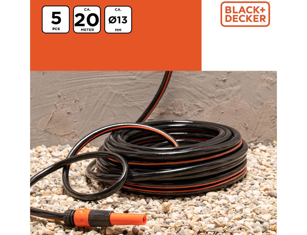 Για Το Πότισμα  Garden Hose Black&Amp;Decker 13Mm X 20M