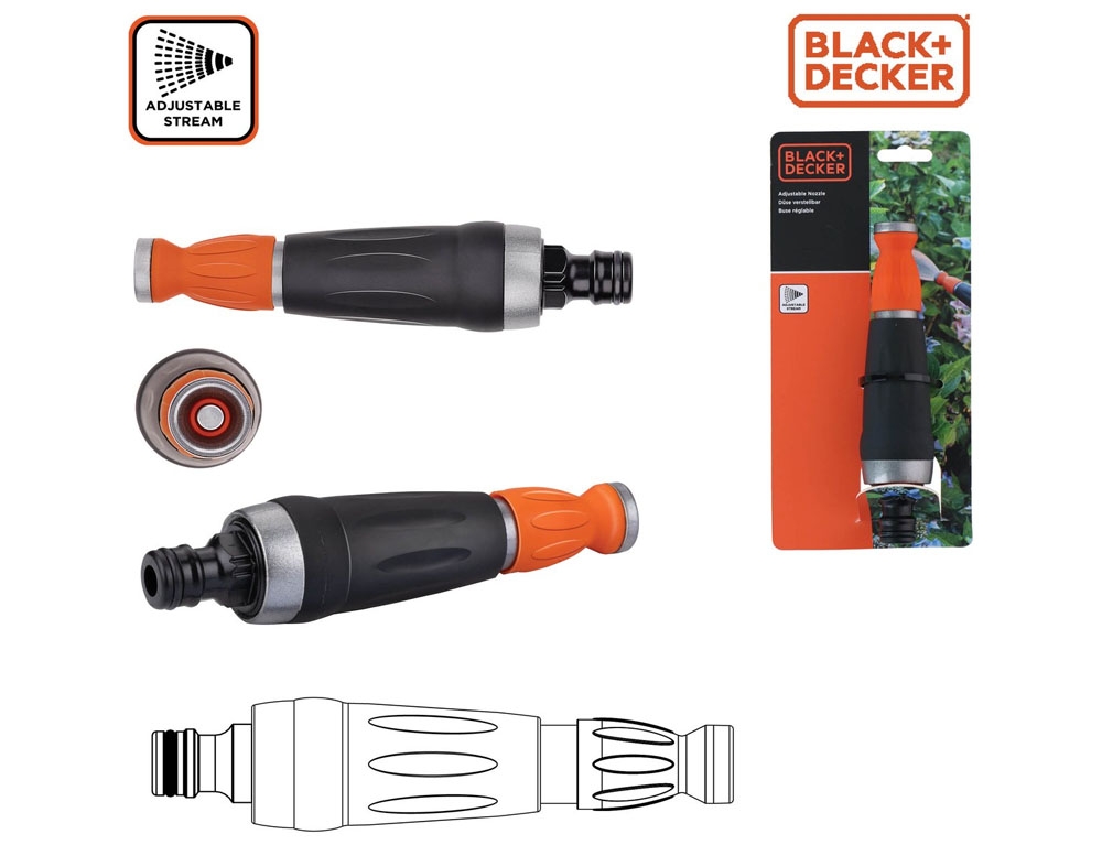 Για Το Πότισμα  Spray Nozzle Black&Amp;Decker 12X3.5X3.5Cm