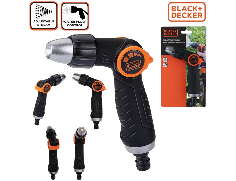 Για Το Πότισμα Spray Nozzle Black&Amp;Decker 18.5X11.5X4Cm