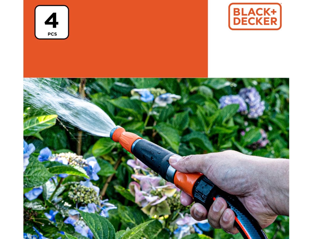 Για Το Πότισμα  Watering Set 4Pc Black&Amp;Decker 18.2X12.2X3.5Cm
