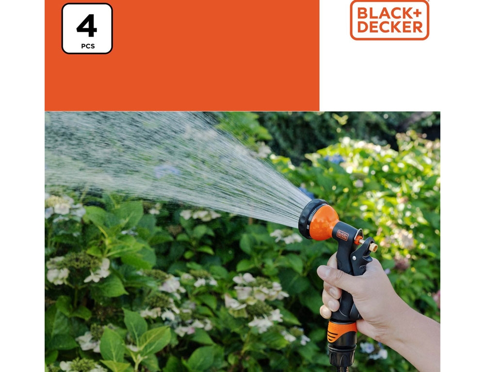 Για Το Πότισμα  Watering Set Black&Amp;Decker Deluxe 7 Pattern