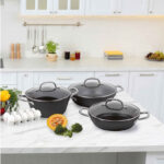 Κατσαρόλες Set 3 Κατσαρολακια Boj New Classic 04000004