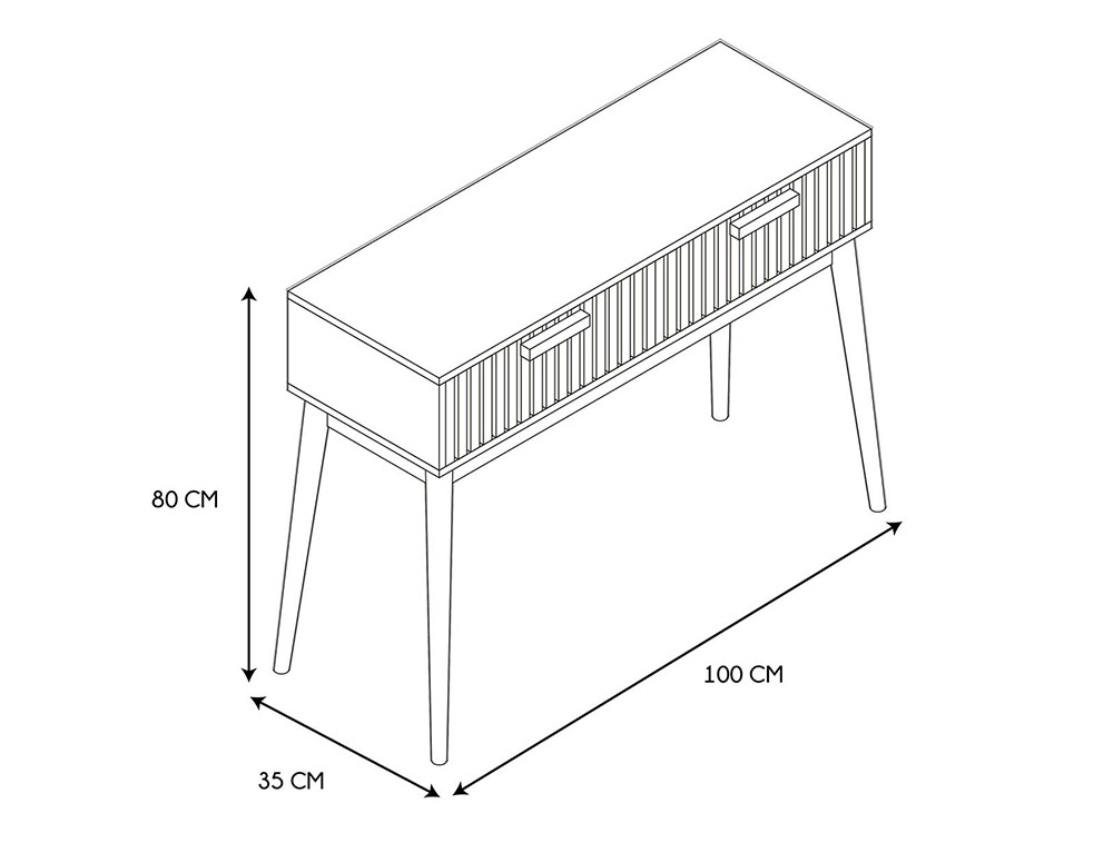 Κονσόλες & Μπουφέδες (Έπιπλα Εισόδου) Console Klaus M1 Hd0090Ygo