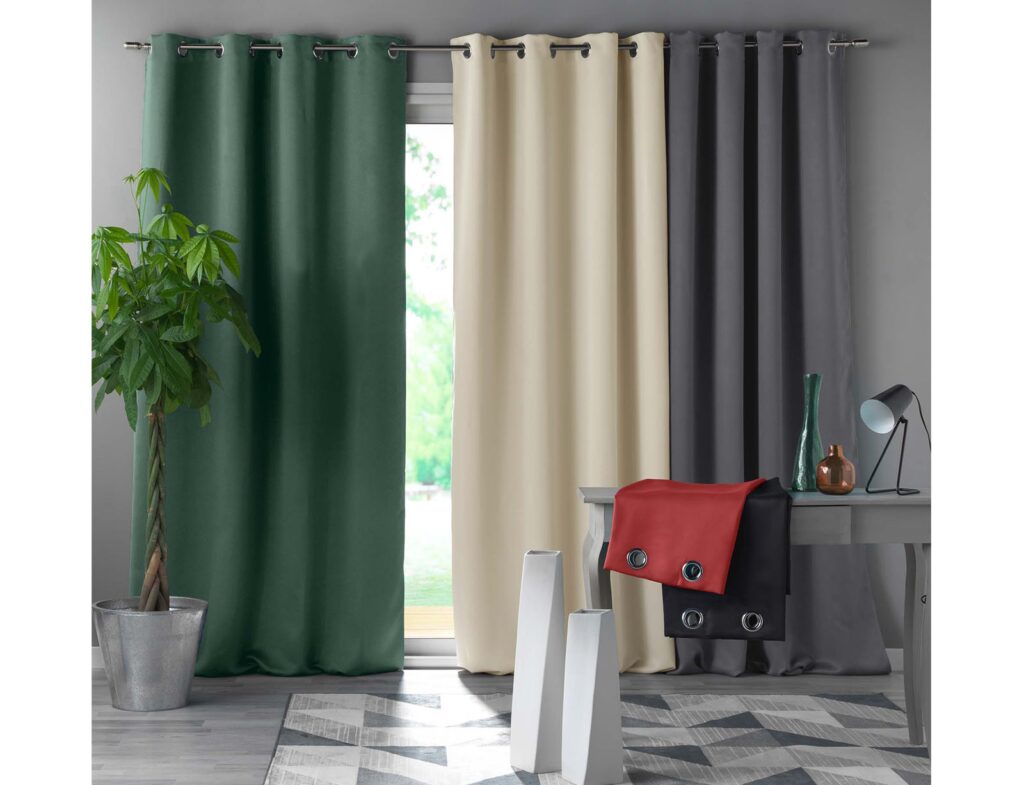 Κουρτίνα Blackout Occult Douceur D'intérieur - 135X280Cm - Λευκό