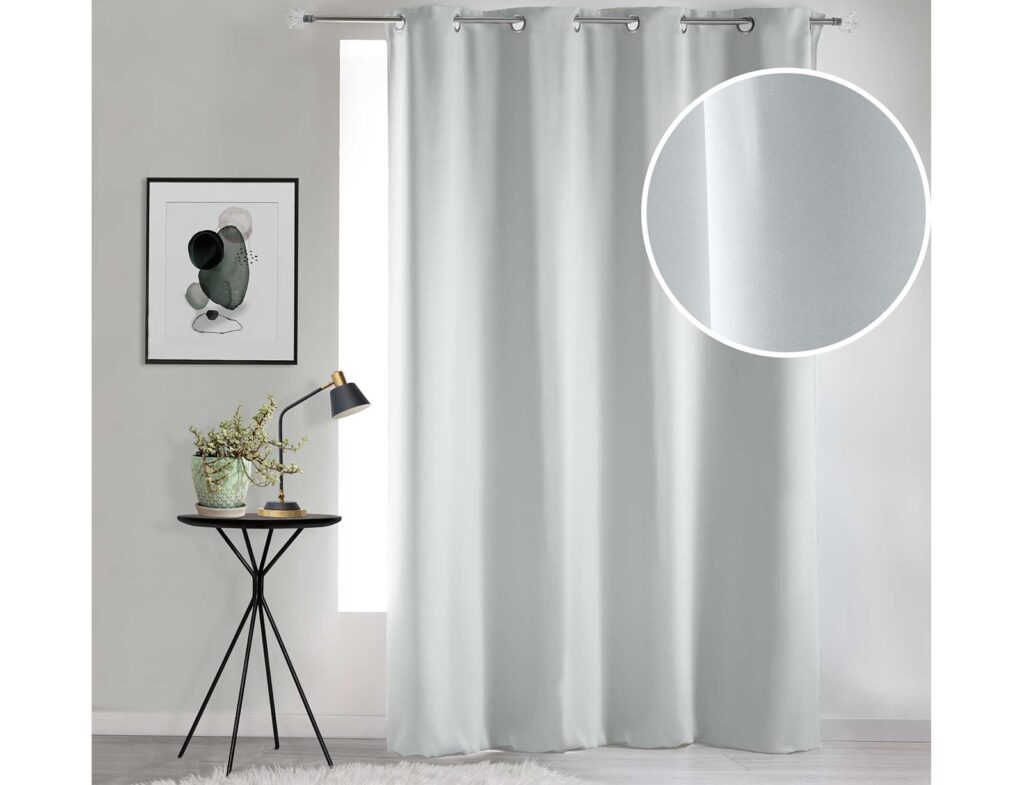 Κουρτίνα Blackout Occult Douceur D'intérieur - 135X280Cm - Λευκό