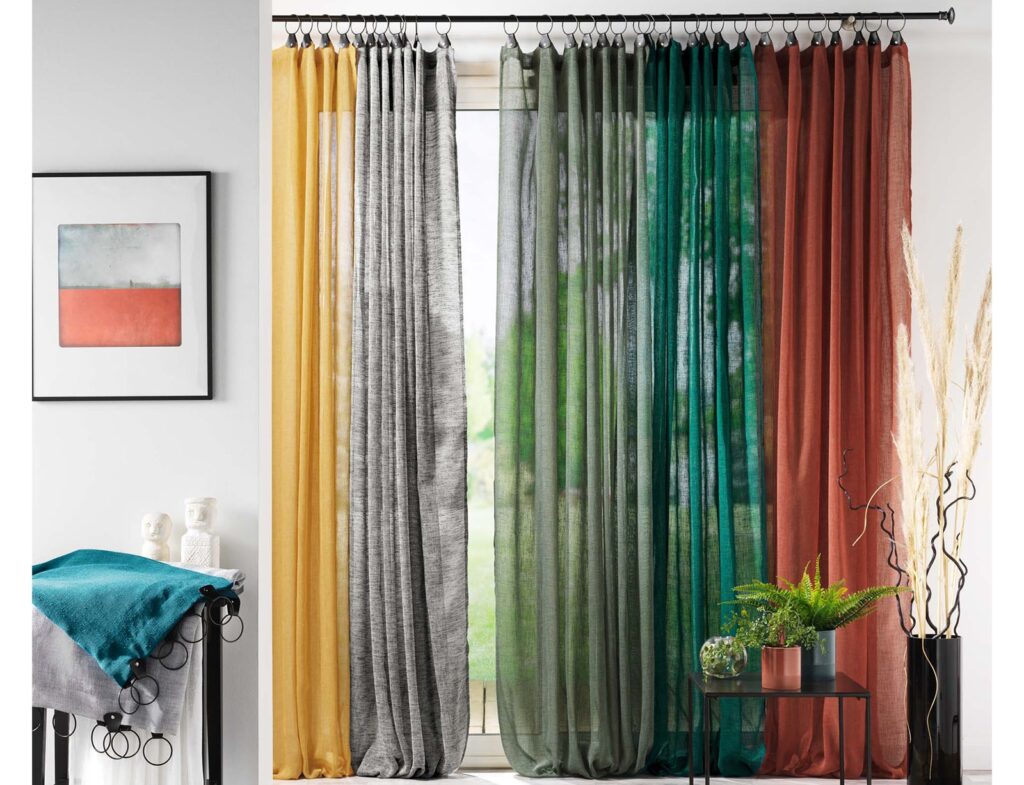 Κουρτίνα Linka Douceur D'intérieur - 140X240Cm - Γκρι
