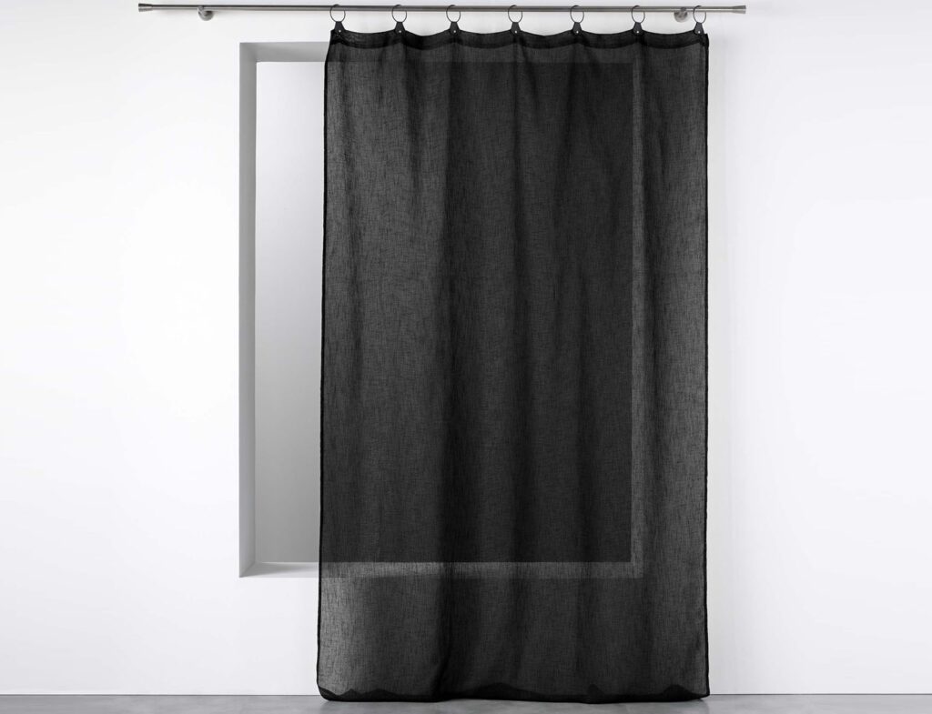 Κουρτίνα Linka Douceur D'intérieur - 140X240Cm - Μαύρο