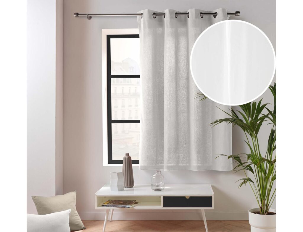 Κουρτίνα Twily Douceur D'intérieur - 135X180Cm - Λευκό
