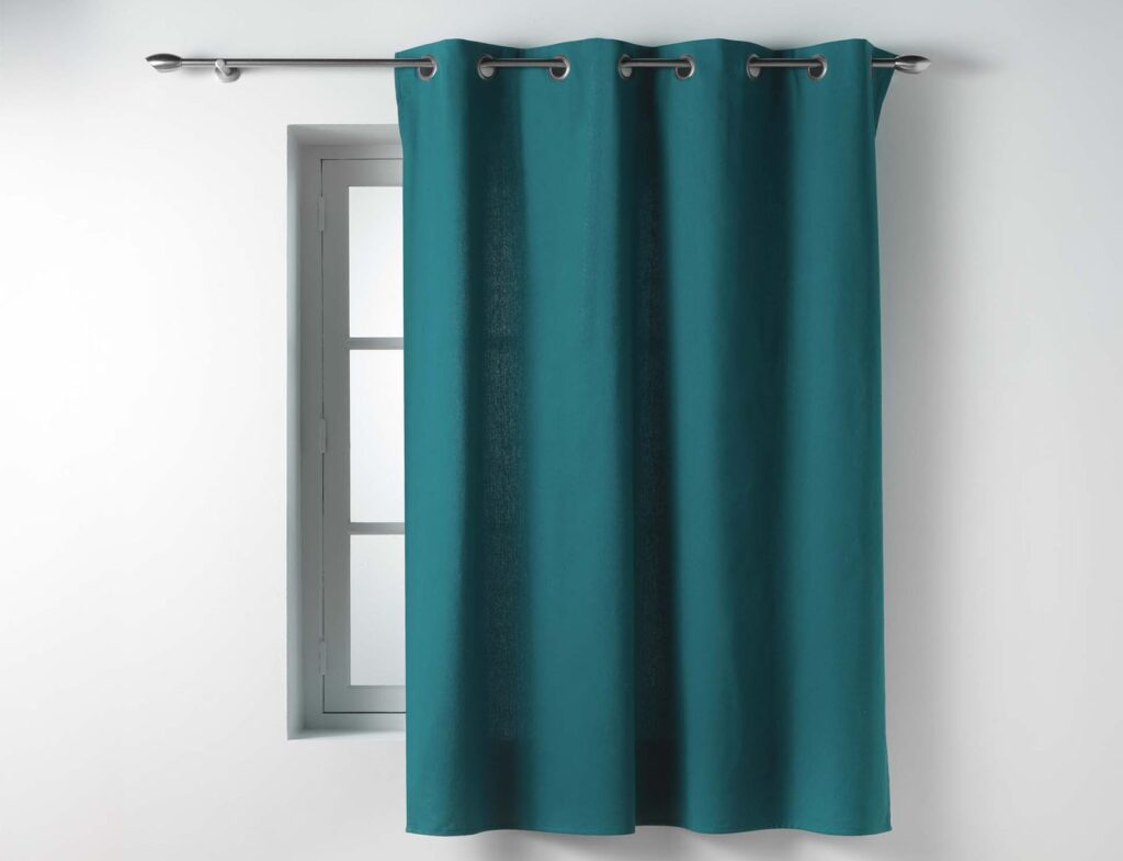 Κουρτίνα Twily Douceur D'intérieur - 135X180Cm - Πετρόλ