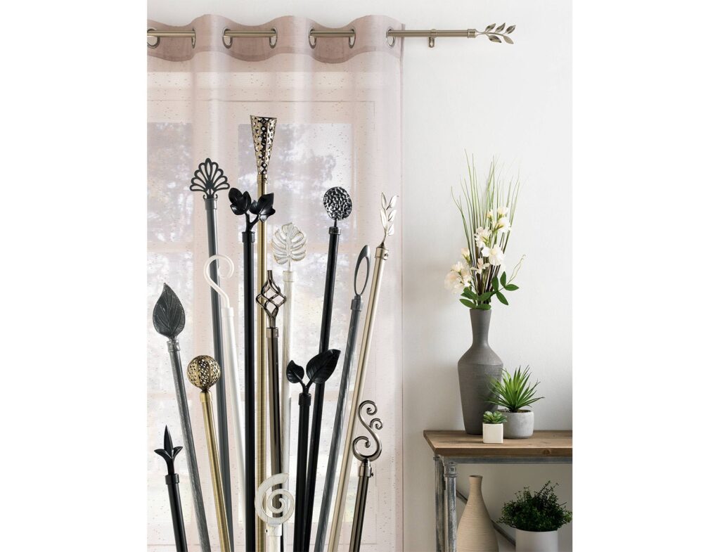 Κουρτινόξυλο Globa Douceur D'intérieur - Φ19Mm - 120 - 210Cm