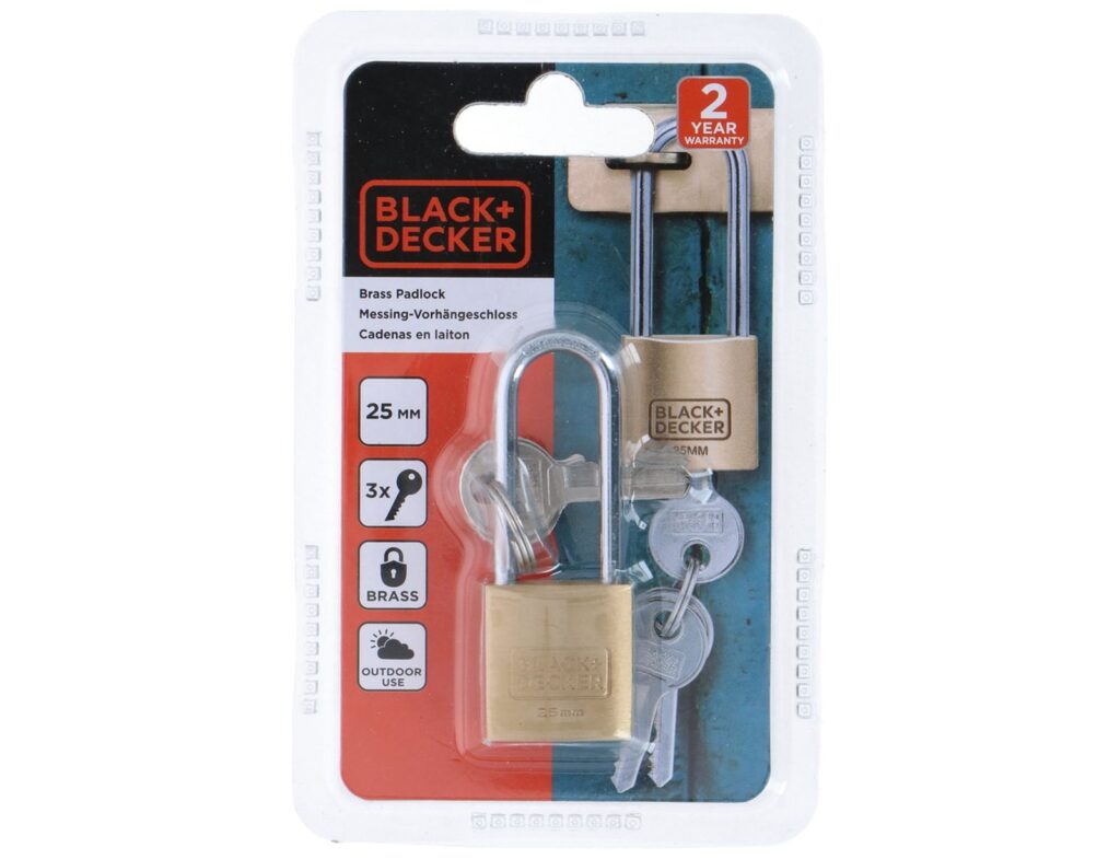Λουκέτο Black+Decker - 25Mm