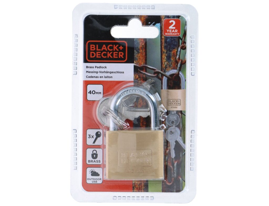 Λουκέτο Black+Decker - 40Mm