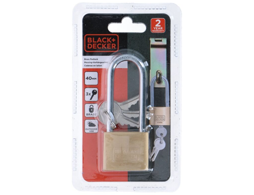 Λουκέτο Black+Decker - 40Mm