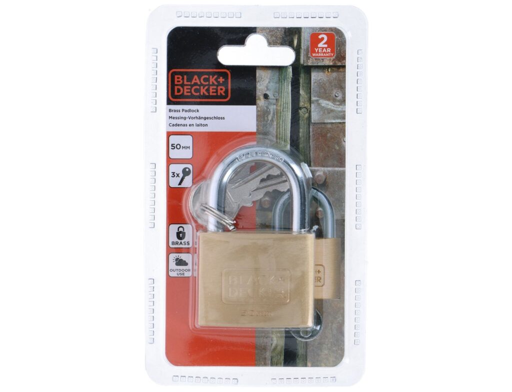 Λουκέτο Black+Decker - 50Mm