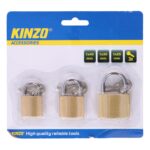 Λουκέτο Kinzo - 40Mm, 30Mm, 25Mm - 3Τμχ