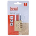 Λουκέτο Με Συνδυασμό Black+Decker - 30Mm