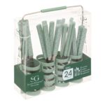 Μαχαιροπίρουνα Set Cutlery 24P Geo + Rc Green Secret_De_Gourmet 1