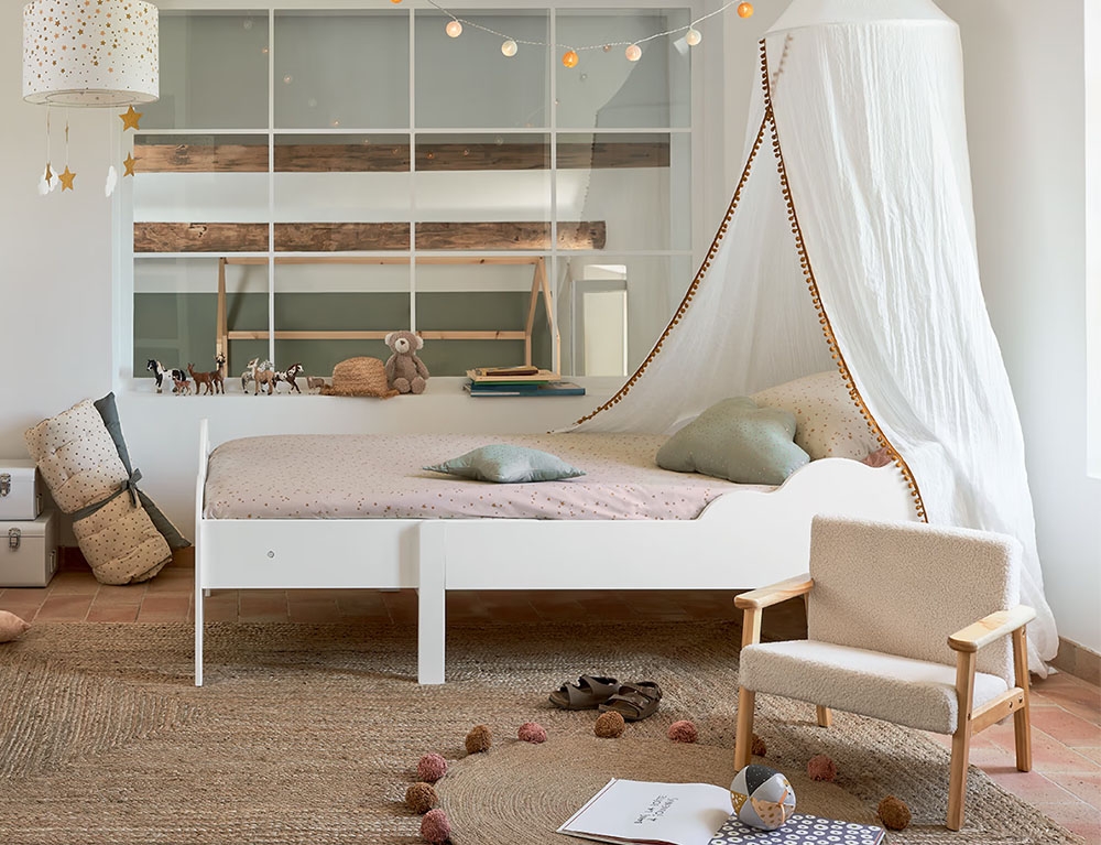 Παιδικό Δωμάτιο & Διακόσμηση Basile White Armchair Atmosphera For Kids 174323A