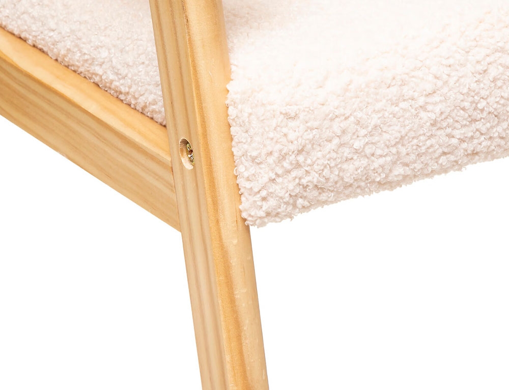 Παιδικό Δωμάτιο & Διακόσμηση Basile White Armchair Atmosphera For Kids 174323A