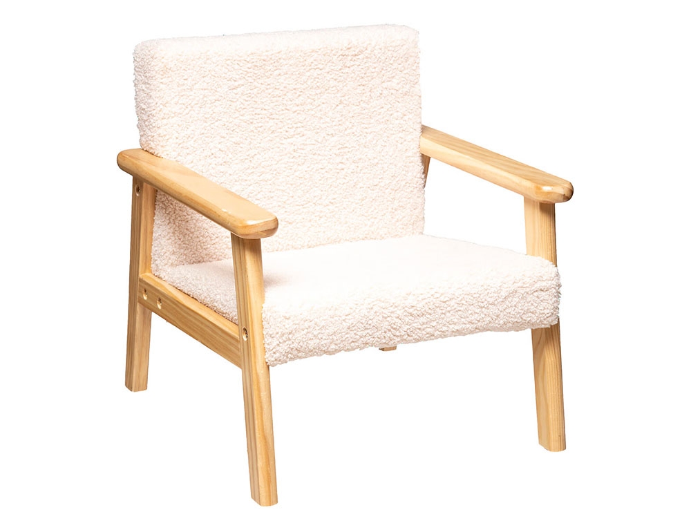 Παιδικό Δωμάτιο & Διακόσμηση Basile White Armchair Atmosphera For Kids 174323A