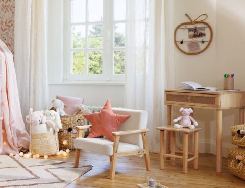 Παιδικό Δωμάτιο & Διακόσμηση Basile White Armchair Atmosphera For Kids 174323A