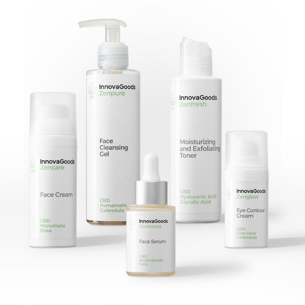 Πακέτο Ρουτίνας Προσώπου CBD InnovaGoods