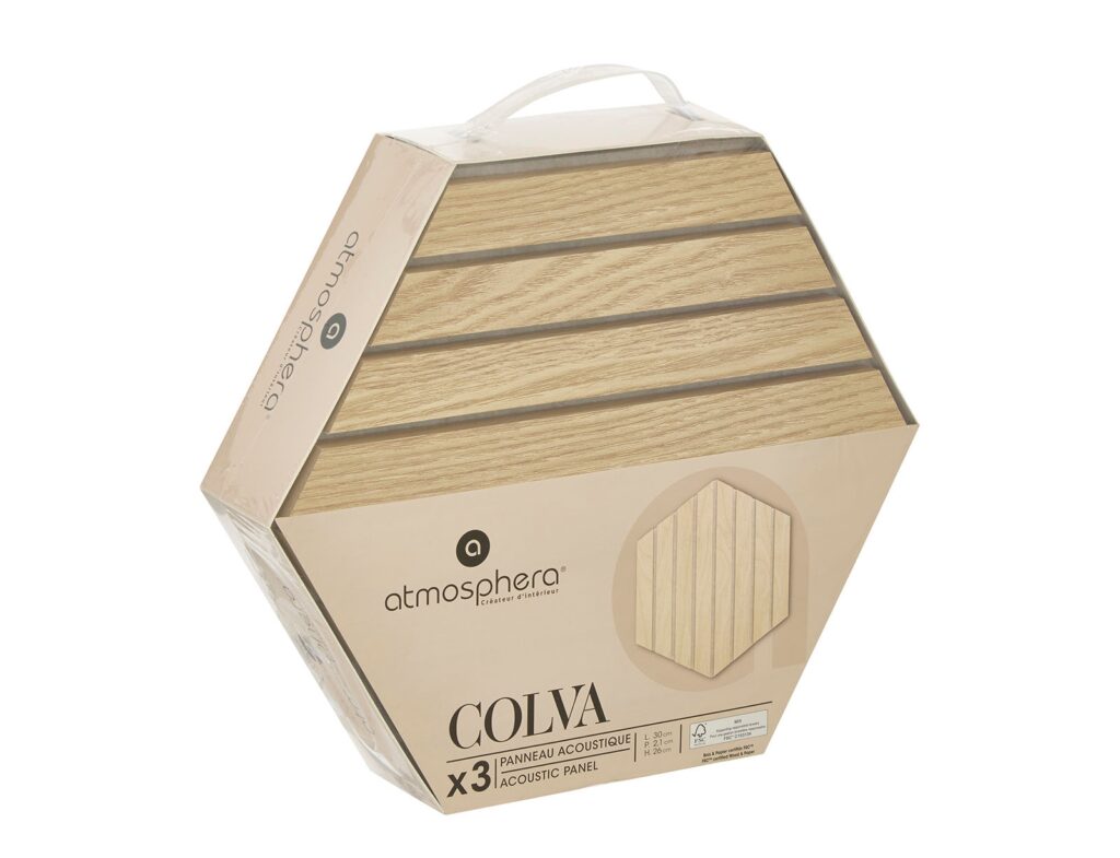 Πάνελ Τοίχου 3D Colva Atmosphera - 26X30Cm - 3Τμχ