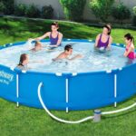 Πισίνες Κήπου - Βεράντας Pool Frame Bestway D366X76Cm Pvc 56681 Steel Pro C